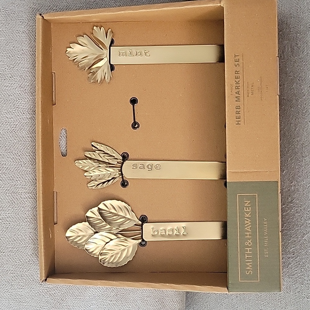 SMITH & HAWKEN Herb marker 3 set